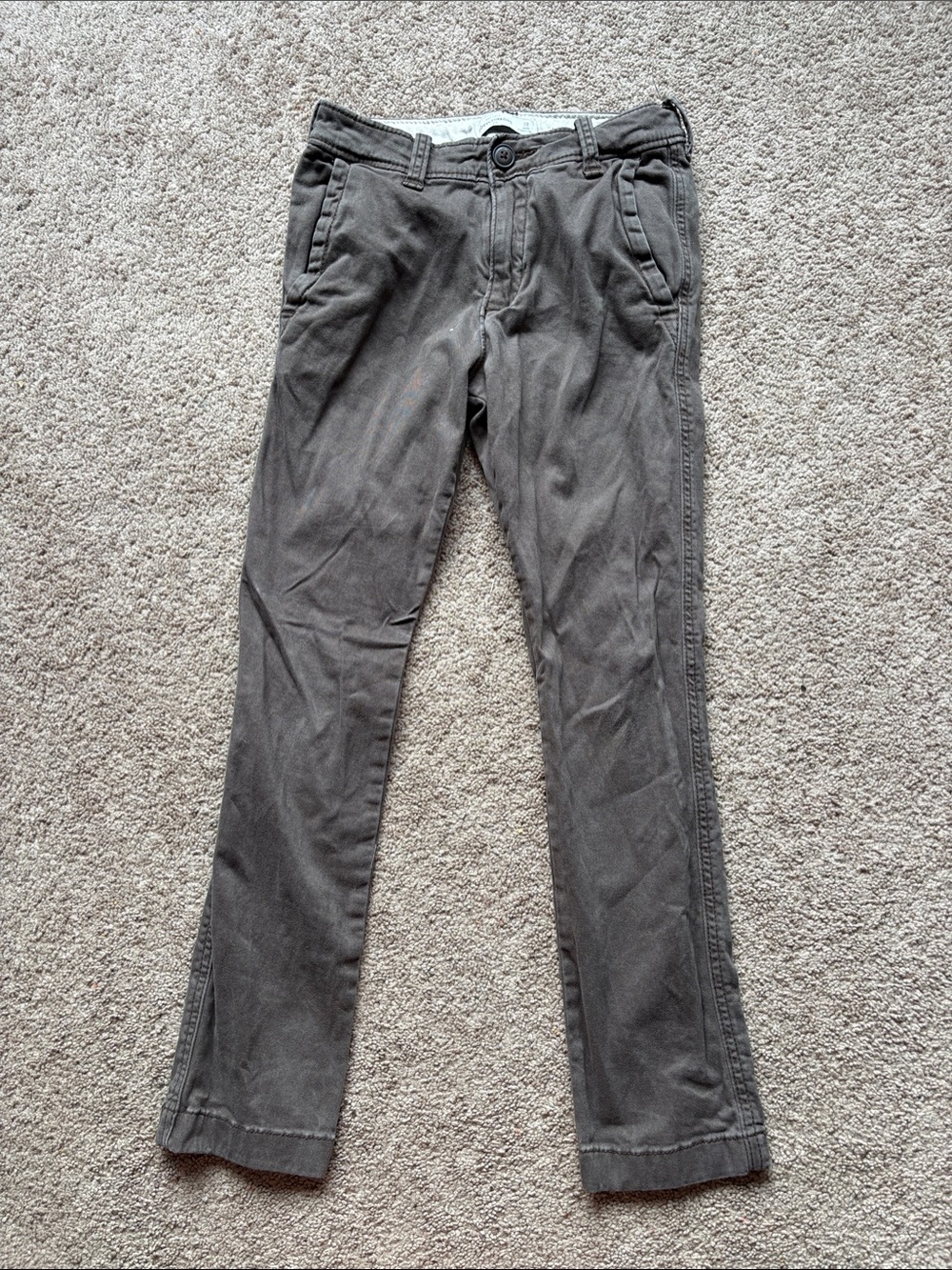 Abercrombie & Fitch Boys Brown Chino Pants